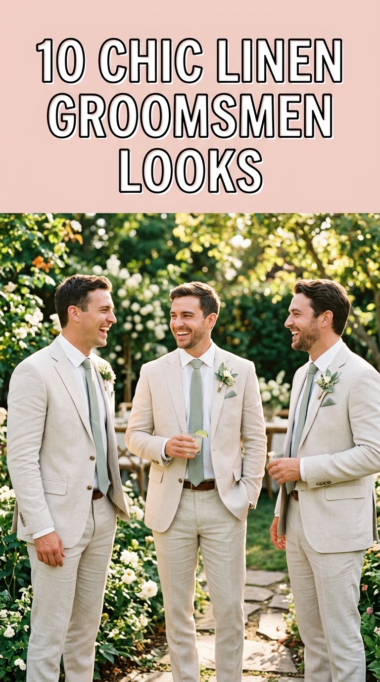10 Chic Linen Groomsmen Looks