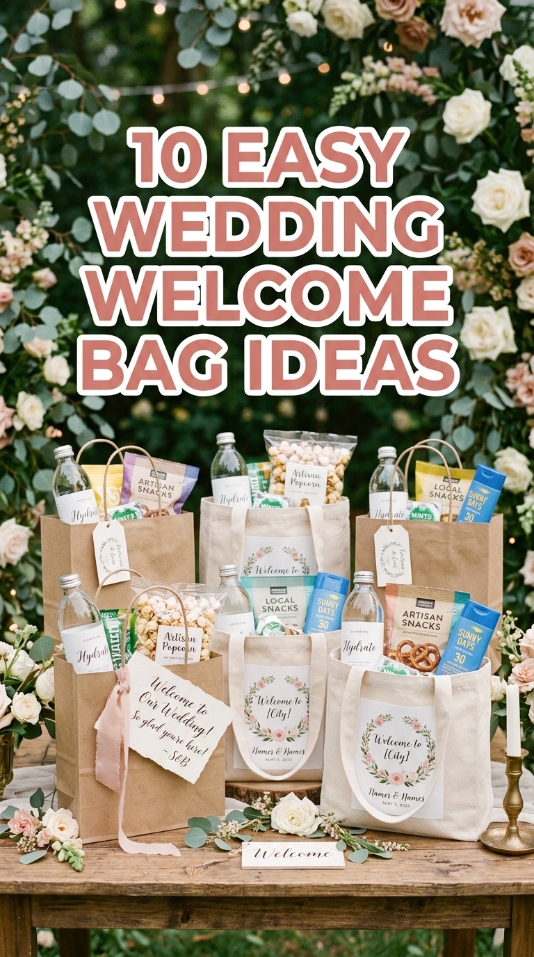 10 Easy Wedding Welcome Bag Ideas