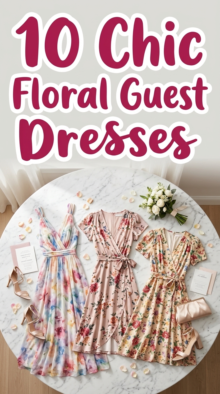 10 Chic Floral Guest Dresses