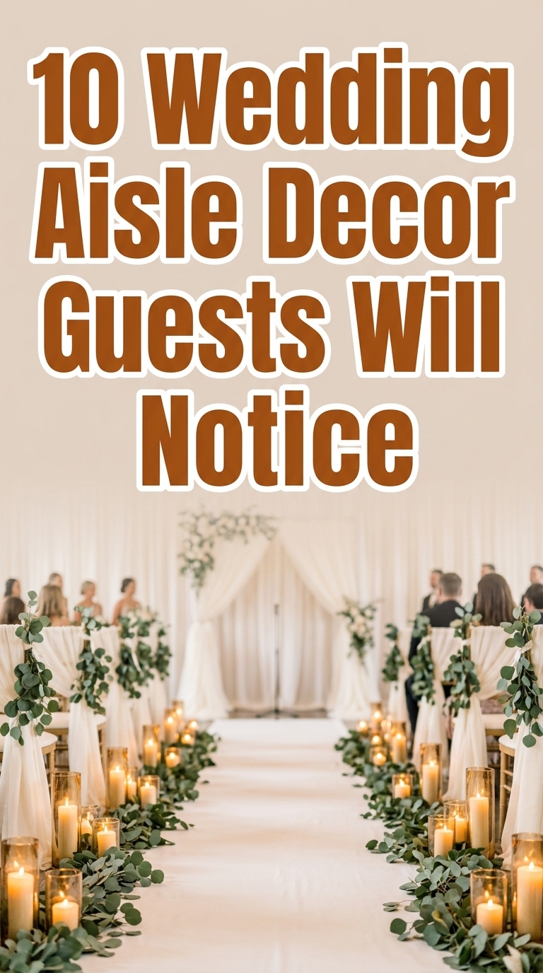10 Wedding Aisle Decor Guests Will Notice