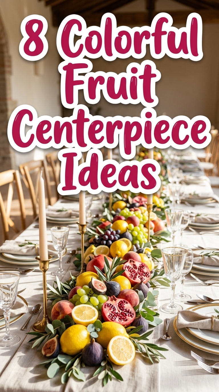 8 Colorful Fruit Centerpiece Ideas