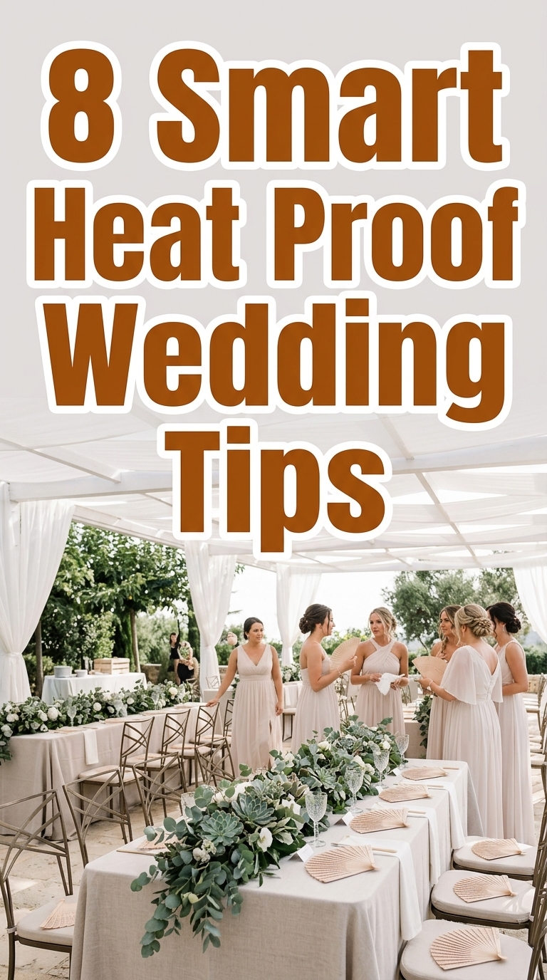 8 Smart Heat Proof Wedding Tips