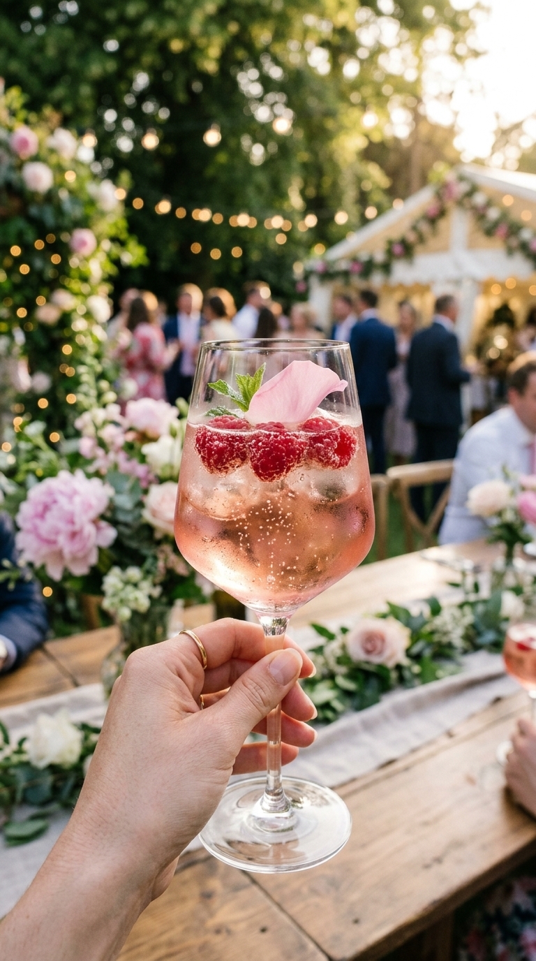 1. Enchant Guests with a Bubbly Rosé 'Love Potion'