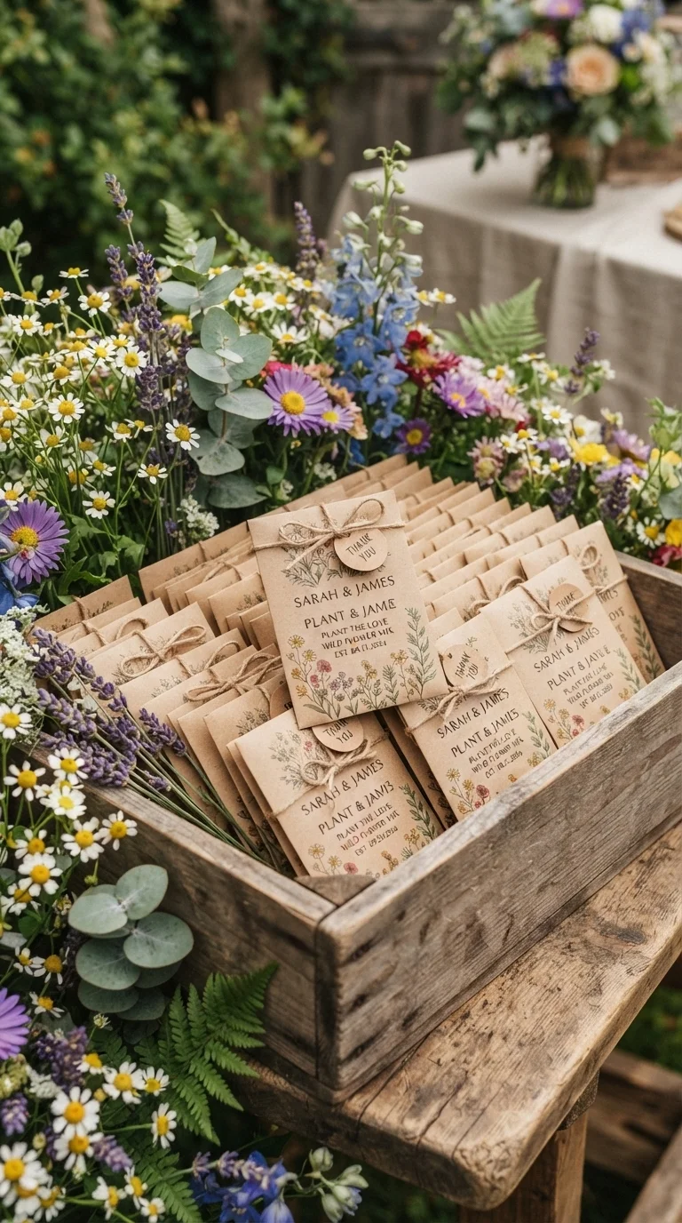 1. Grow Your Love Story with Personalized Seed Favors