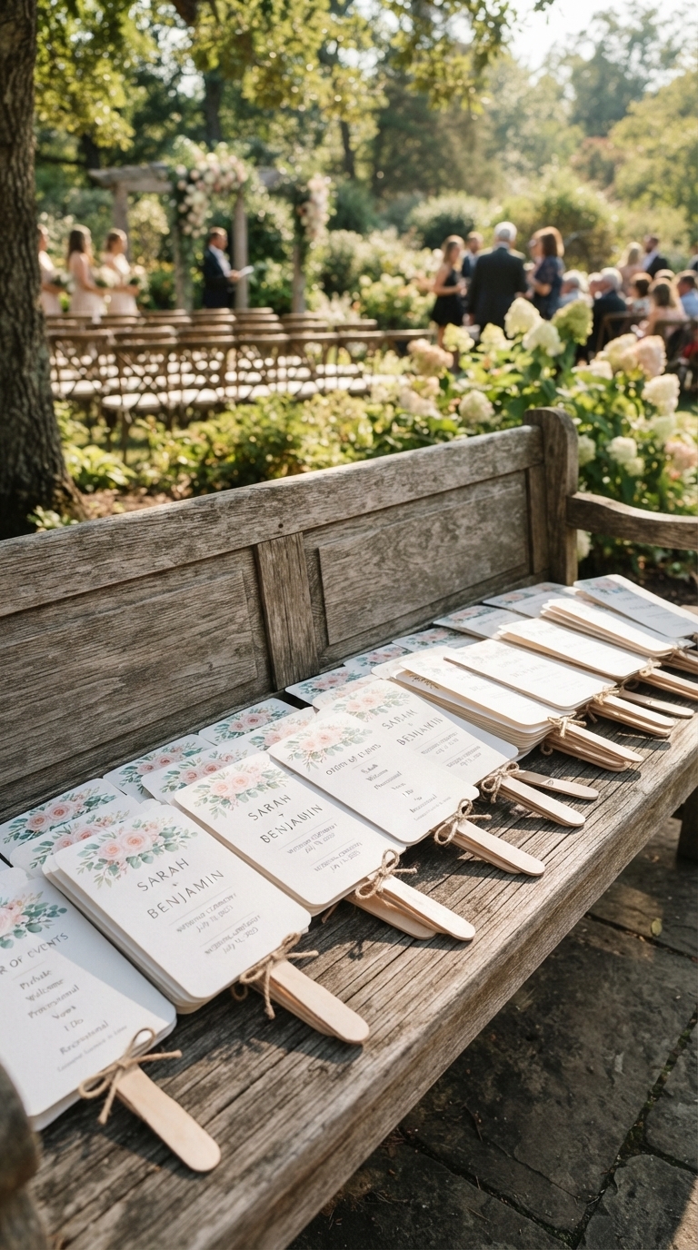 1. Keep Guests Cool with Elegant Fan Programs