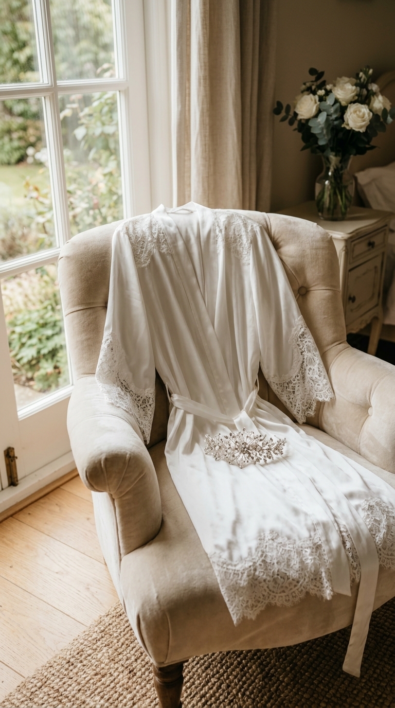 1. The Classic Silk Robe for Bridal Radiance