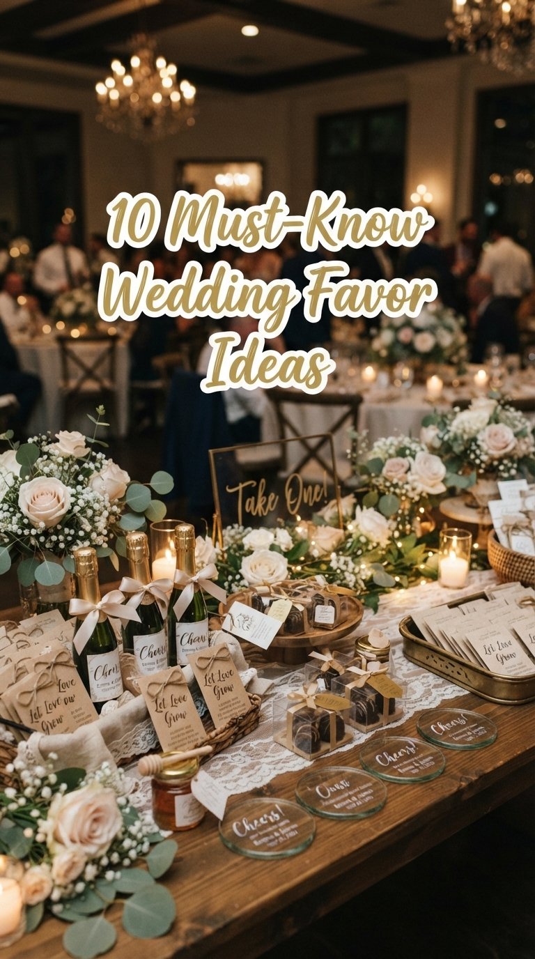 10 Must-Know Wedding Favor Ideas