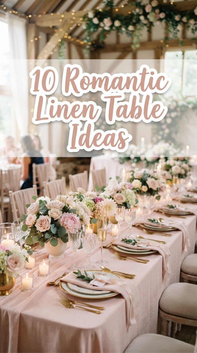 10 Romantic Linen Table Ideas