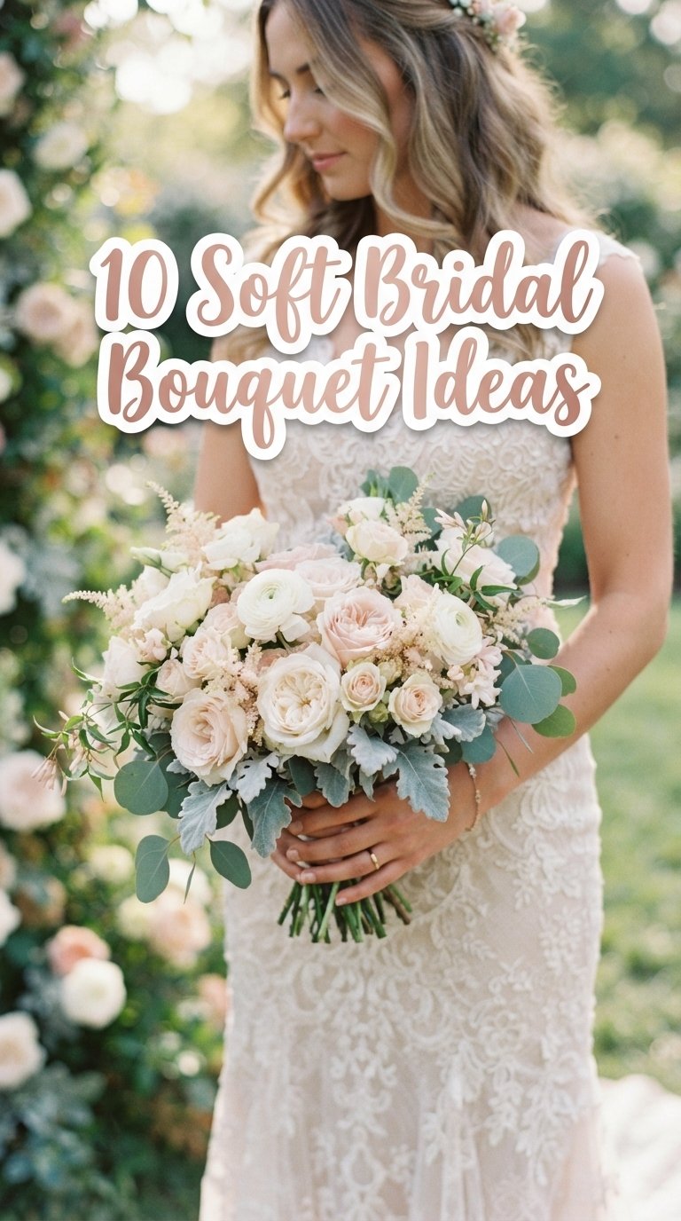 10 Soft Bridal Bouquet Ideas