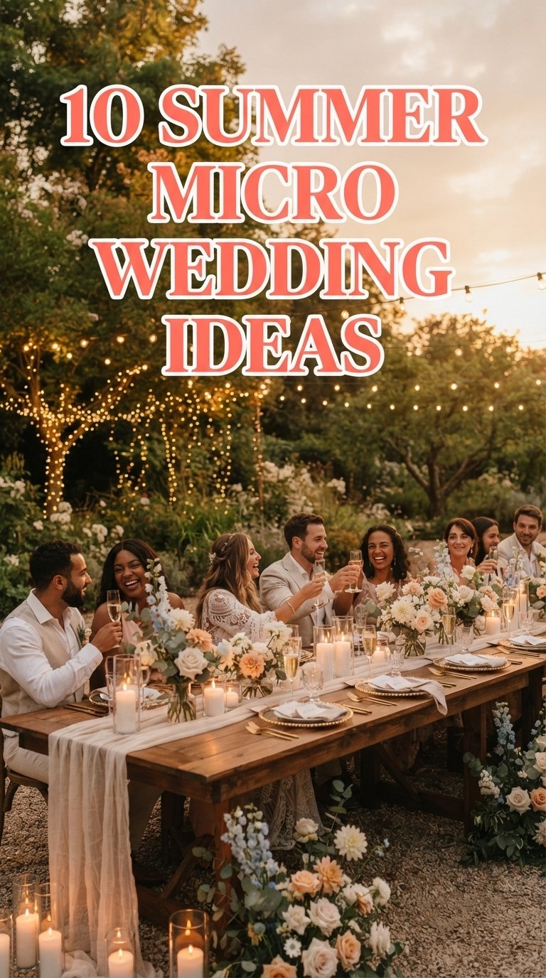 10 Summer Micro Wedding Ideas