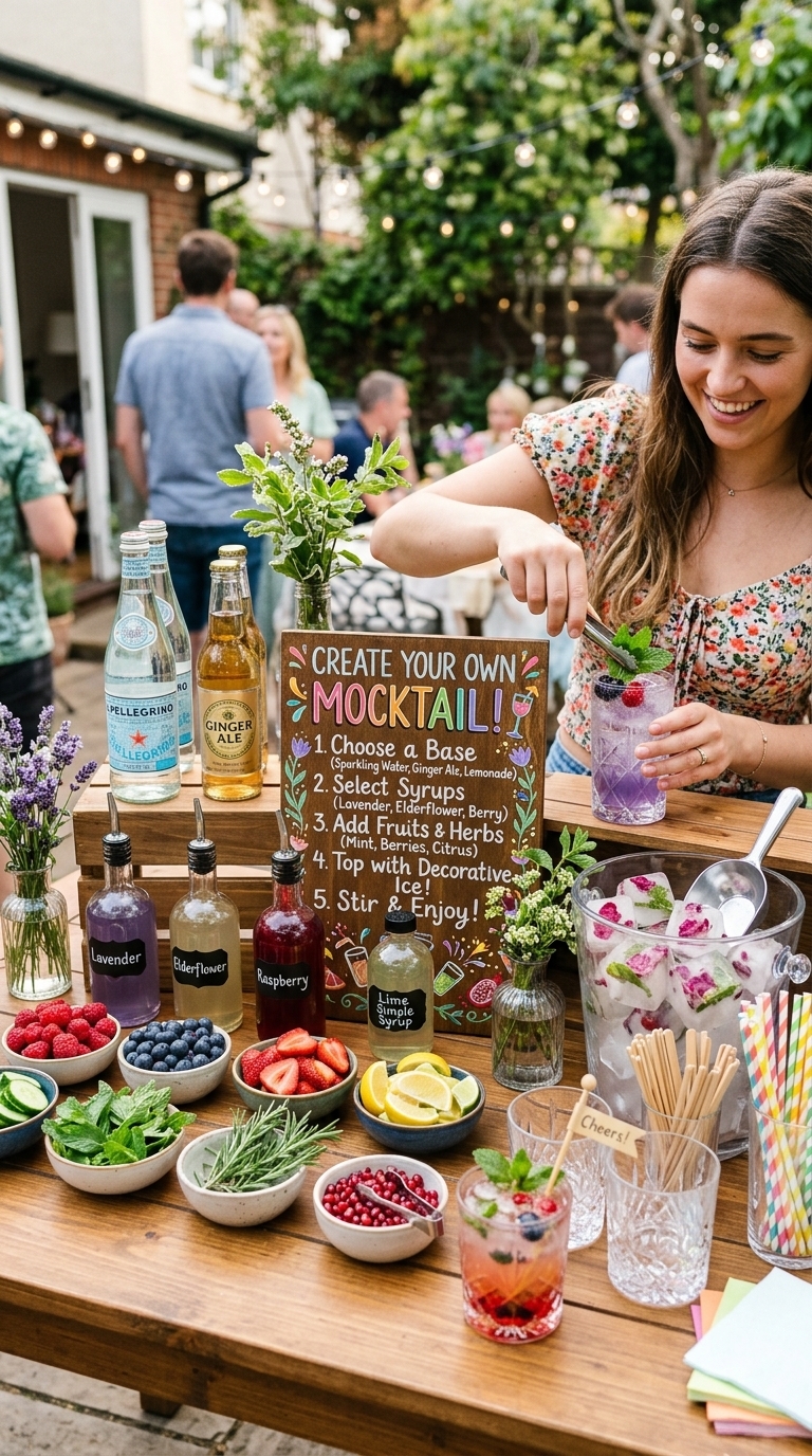 10. DIY Mocktail Creation Station