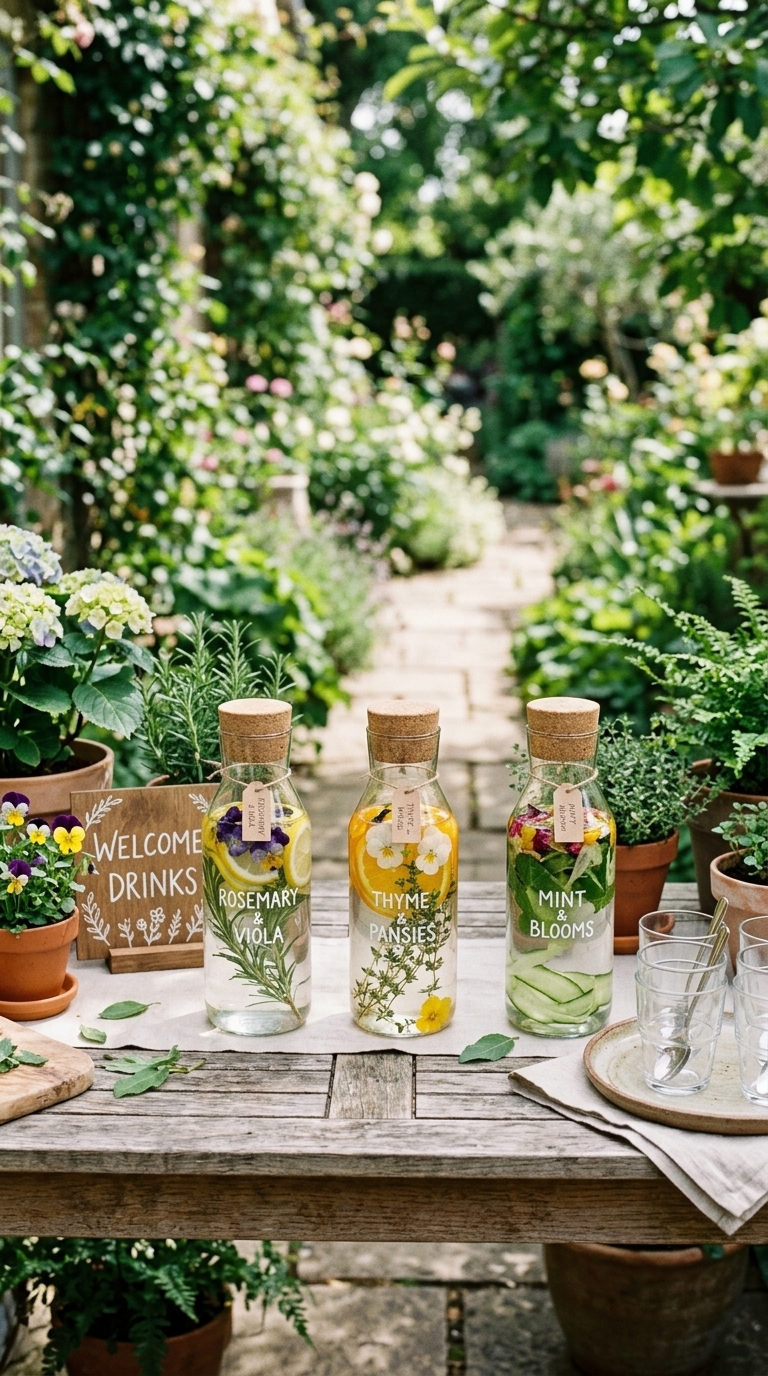 11. Botanical Herb & Floral Infusion Bar