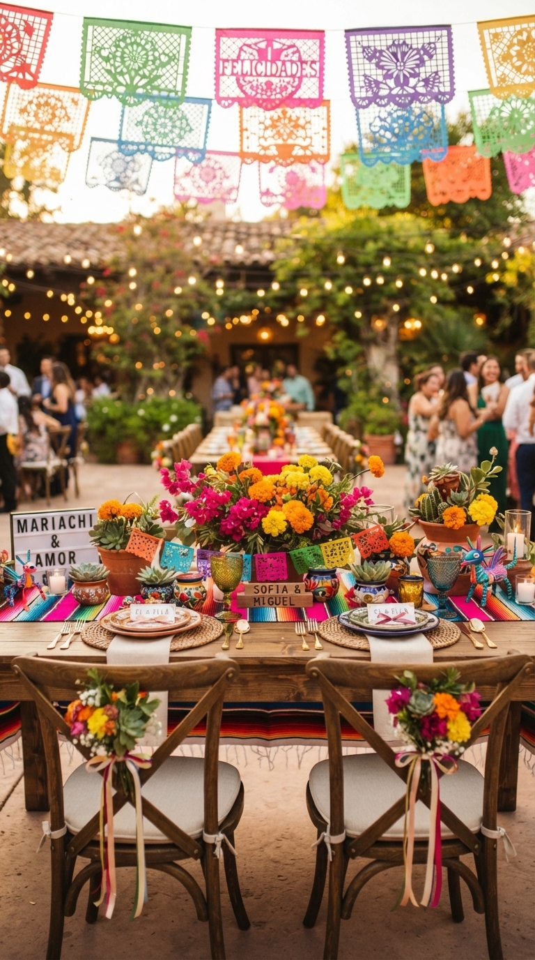 11. Fiesta Fun Sweetheart Table