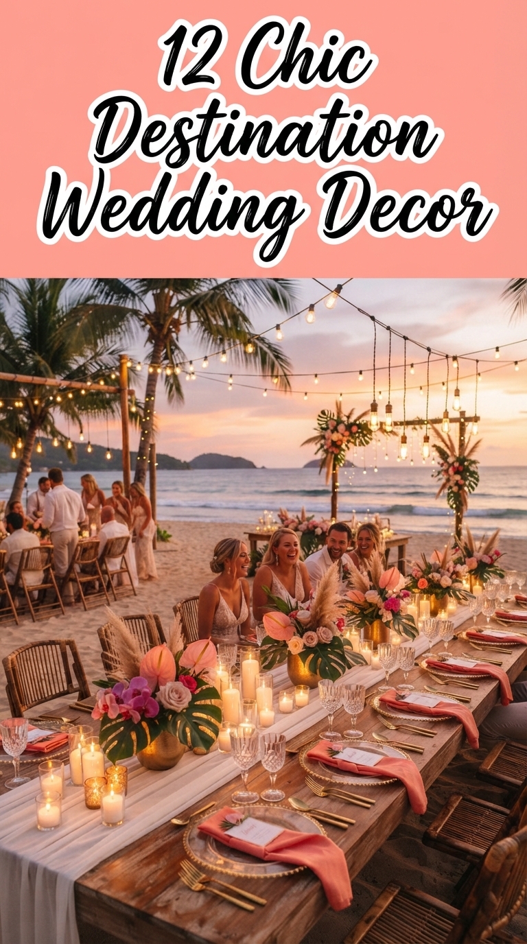 12 Chic Destination Wedding Decor
