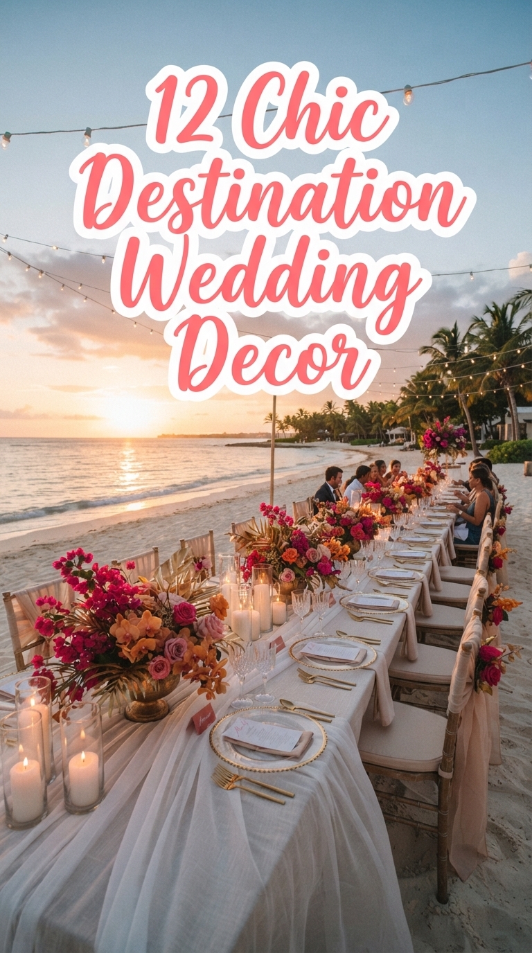 12 Chic Destination Wedding Decor