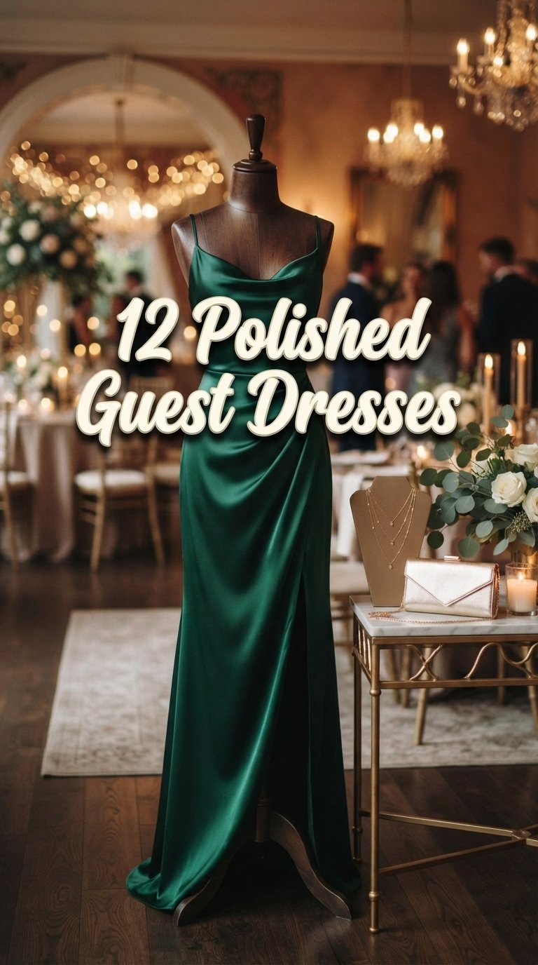12 Polished Maxi Guest Dresses