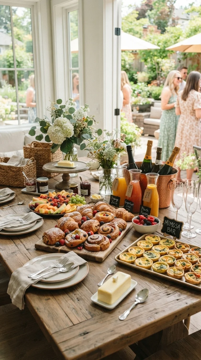 2. A Relaxed Morning Brunch & Mimosa Bar