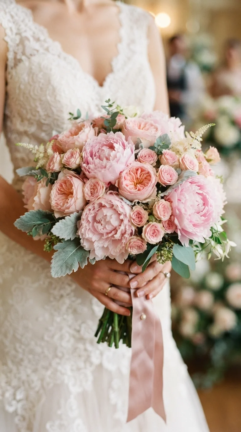 2. Blush Pink Peony & Rose Delight