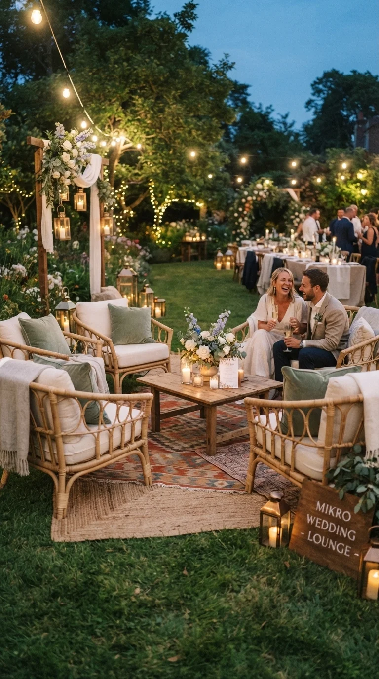 2. Create a Chic Lounge Area for Guests