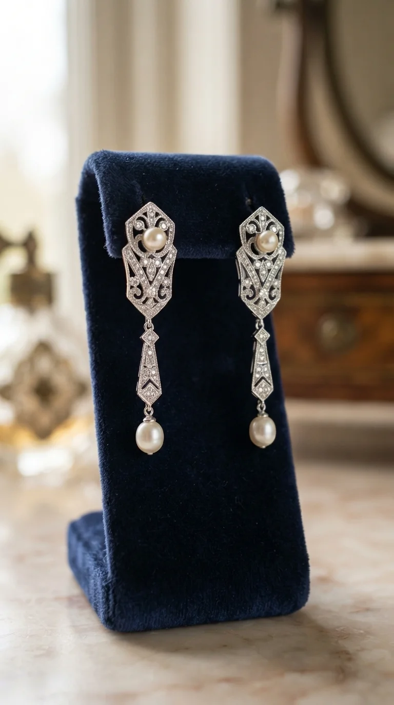 2. Dainty Drop Earrings for Elegance