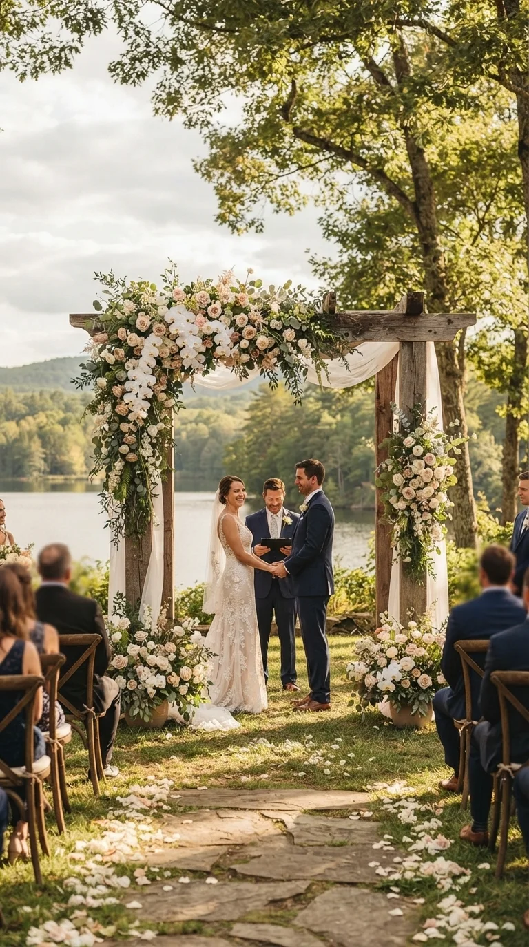 2. Design a Breathtaking Floral Ceremony Arch