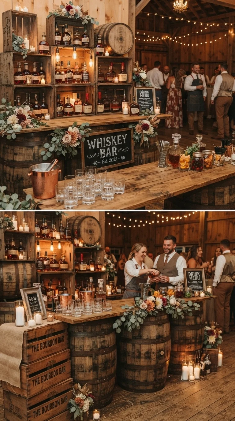 2. Rustic Charm Whiskey & Bourbon Bar