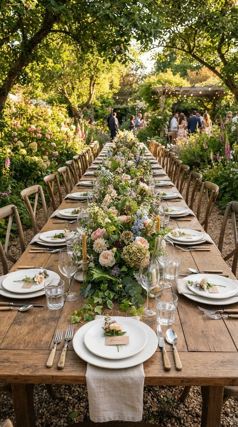2. Rustic Chic with Elevated Florals