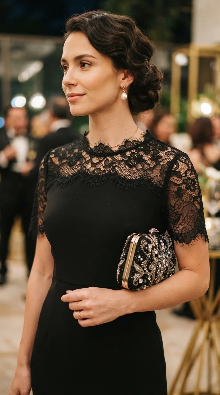 3. Classic Cocktail Dress with a Twist