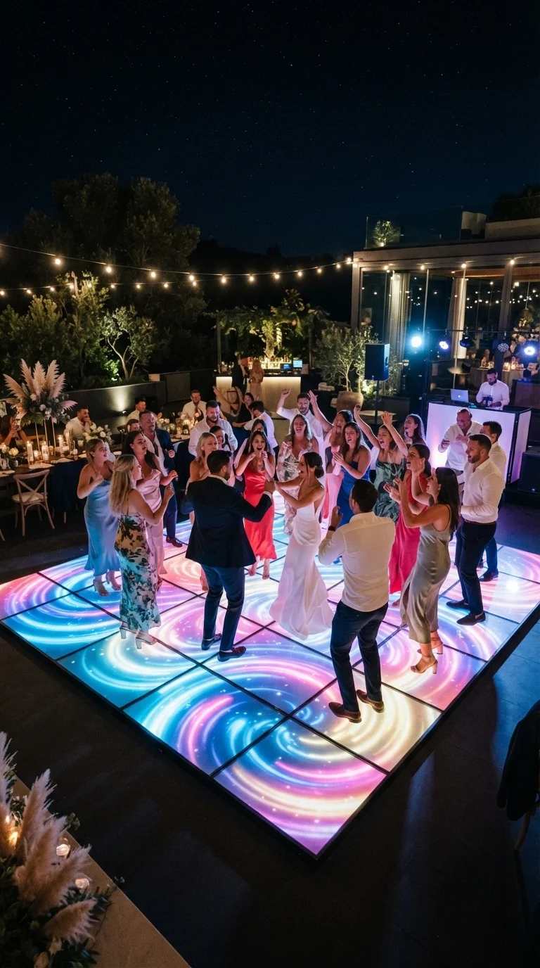 3. Illuminated Dance Floor Panels
