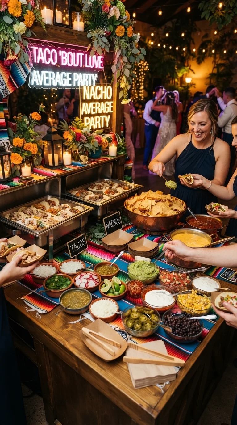 3. Mini Tacos & Nacho Bar
