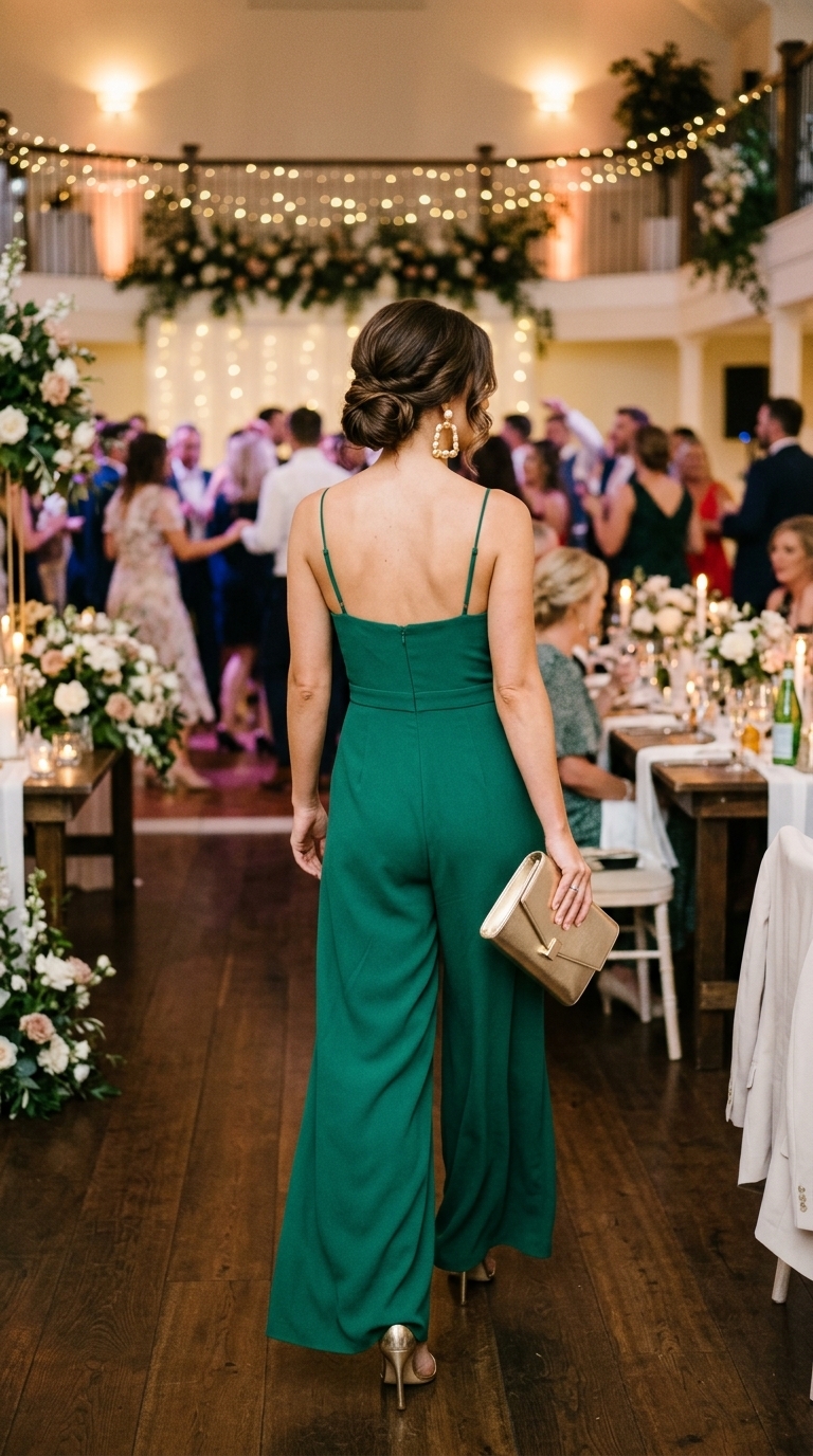 3. Opt for Modern Sophistication with an Elegant Jumpsuit