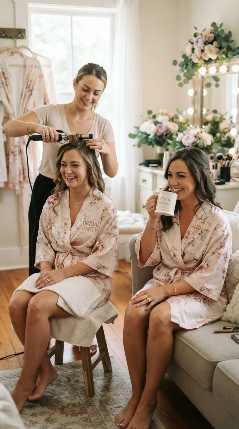 4. Bridal Party Pampering & Pre-Wedding Glam