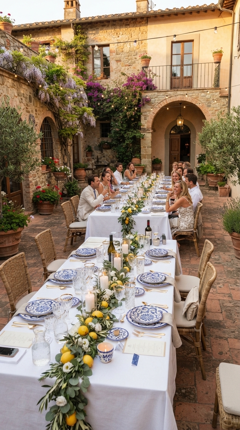 4. Mediterranean Villa Outdoor Dining