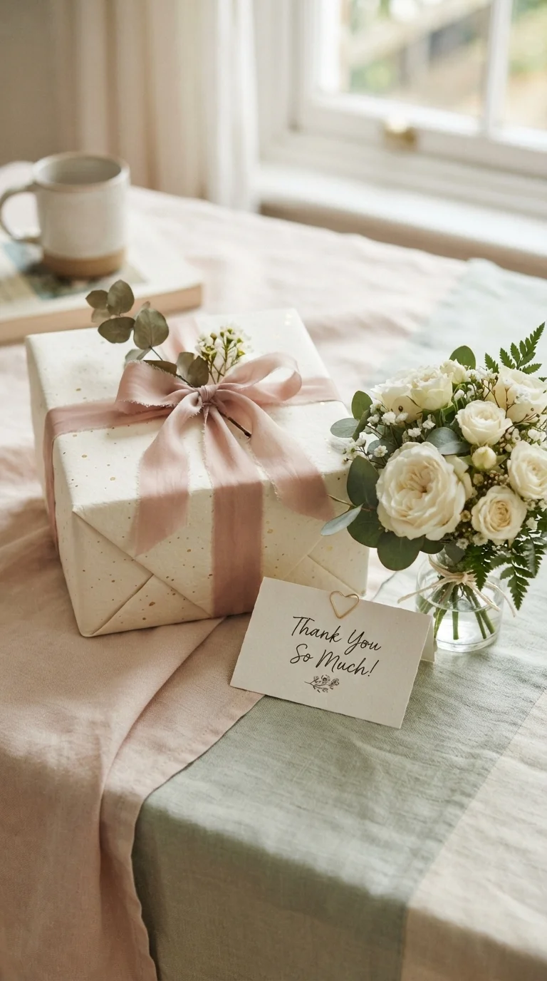 4. Remember the Hostess Gift & Thank You Notes