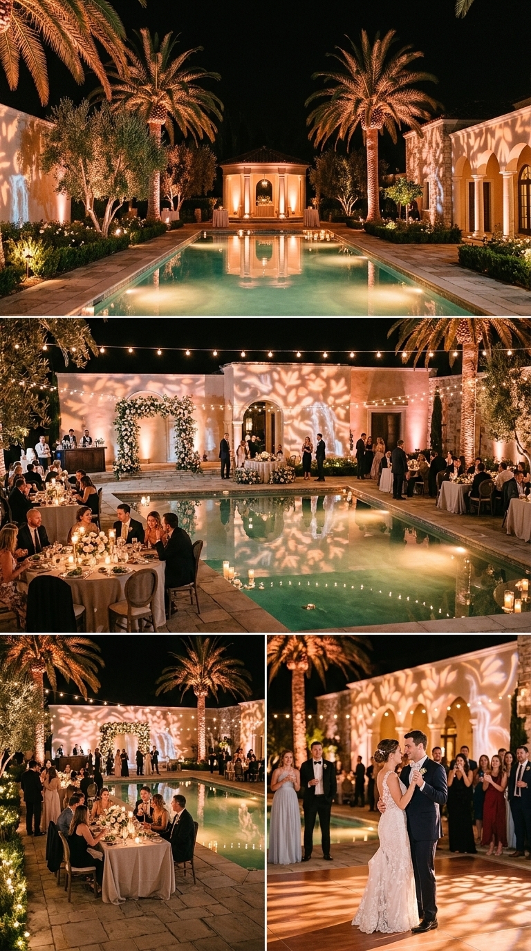 4. Soft Uplighting & Projections
