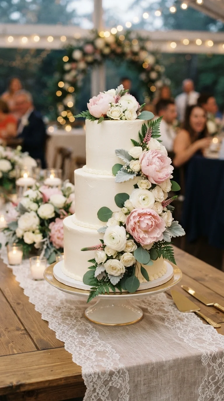 5. Adorn Your Wedding Cake with Fresh Flowers