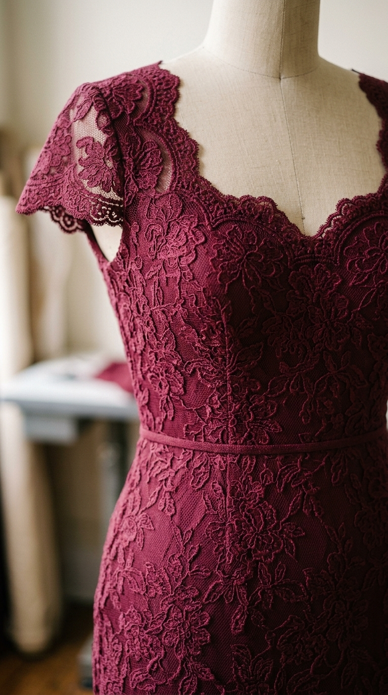 5. Chic Lace Cocktail Dress