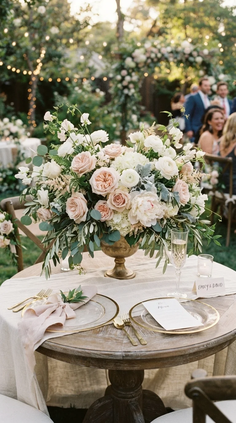 5. Create a Statement Floral Centerpiece