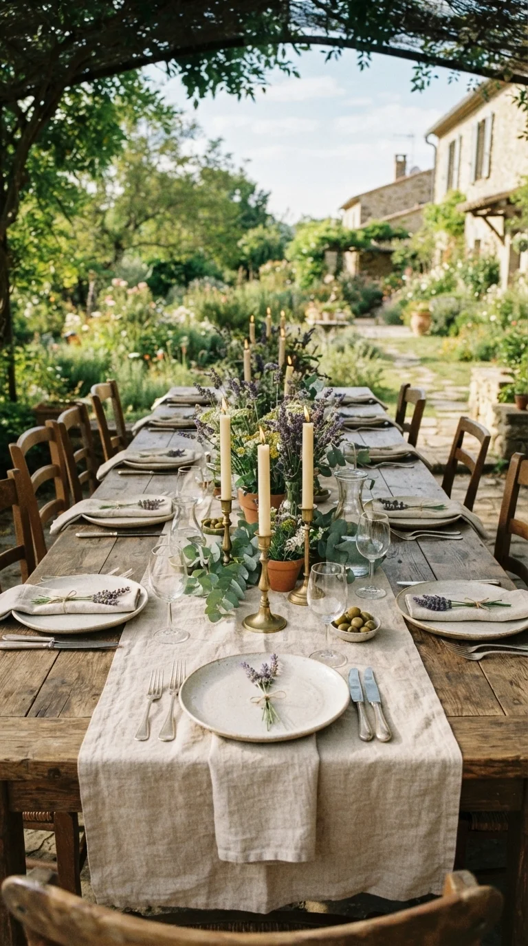 5. Go Rustic-Chic with Natural Flax Linen