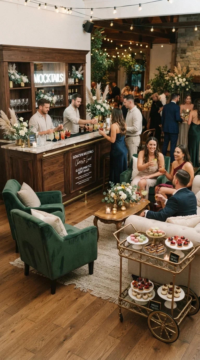 5. Integrated Drinks & Dessert Stations