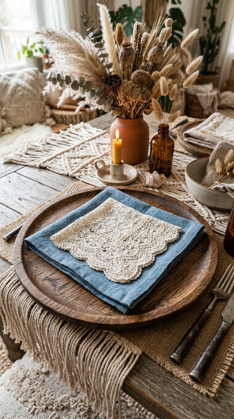 5. Layered Texture with Lace