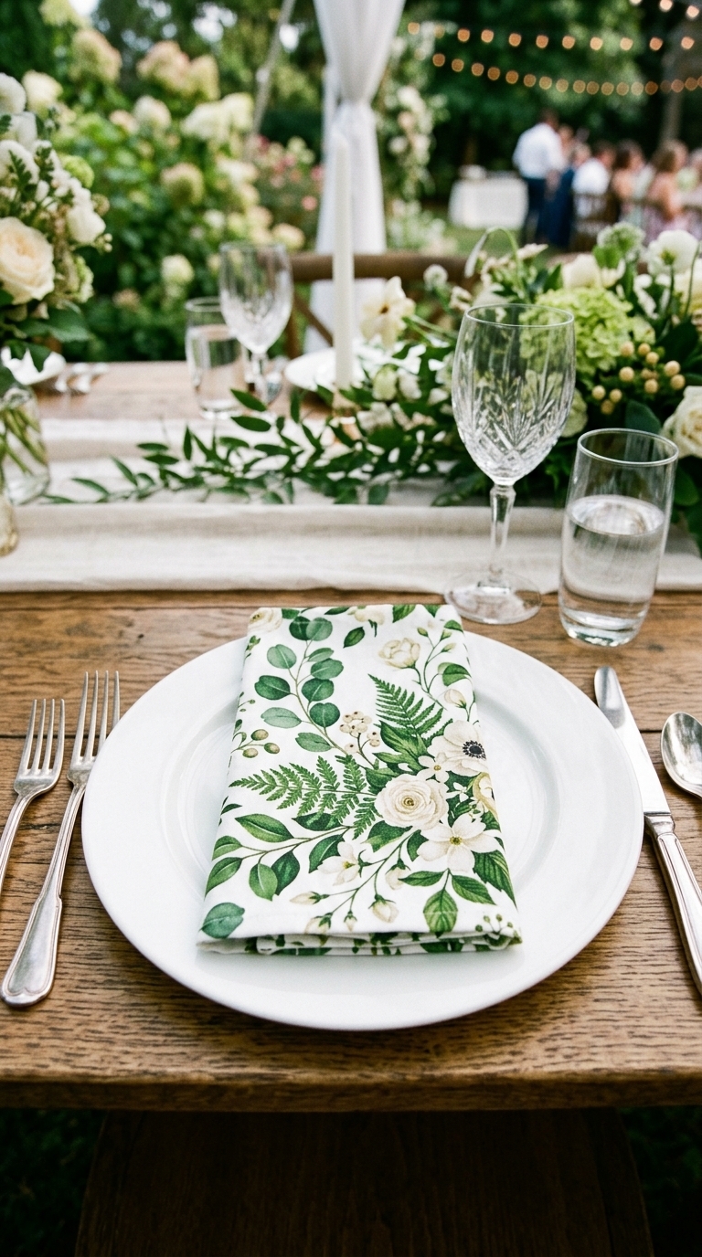 6. Bold Patterned Napkin