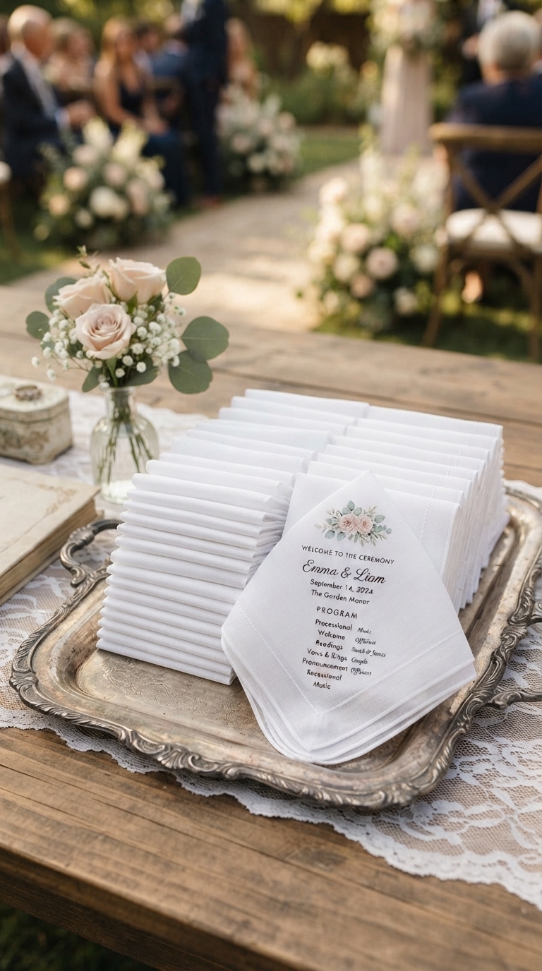 6. Catch Happy Tears with Sentimental Handkerchief Programs