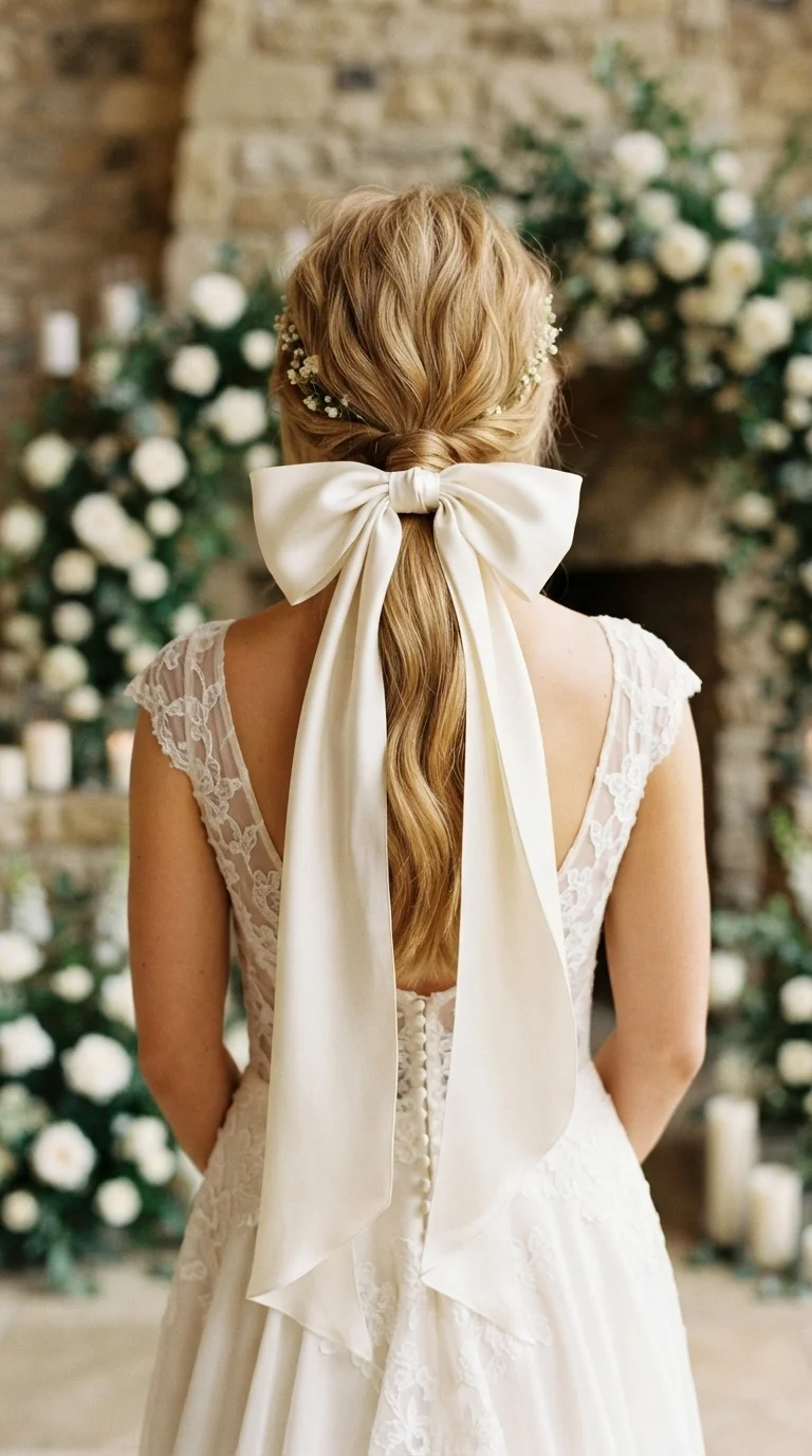 6. Elegant Silk Bows for Classic Romance
