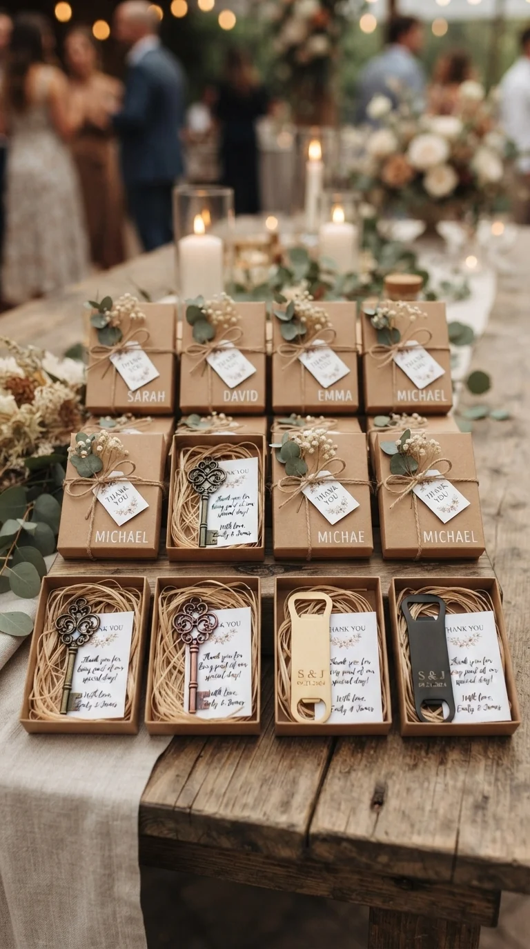 6. Unlock Memories with Stylish Custom Bottle Openers