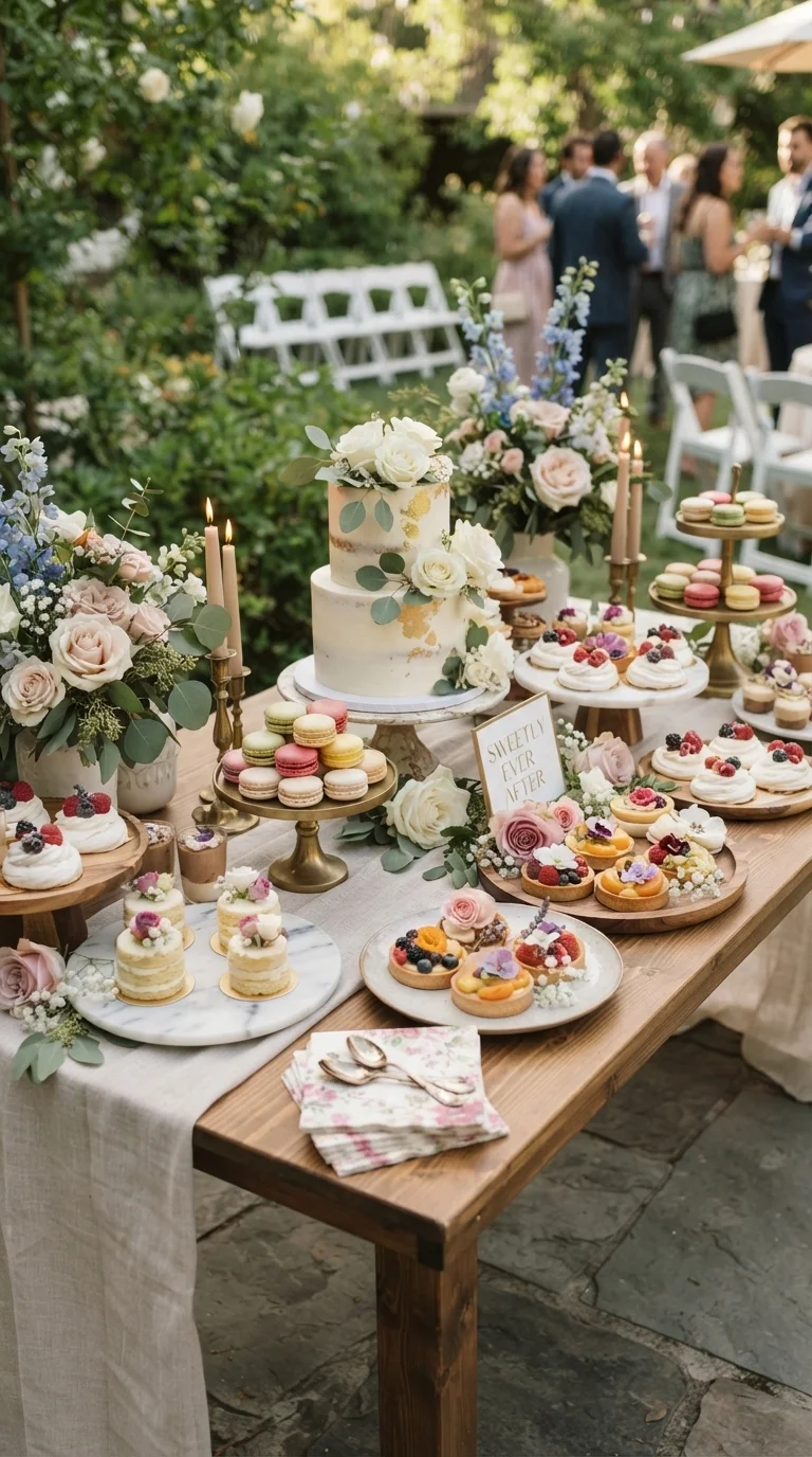 6. Utilize Charming Mini Dessert Displays