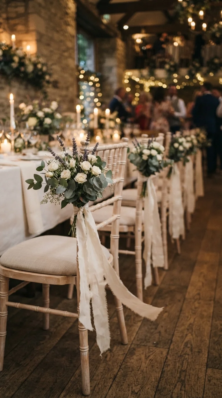 7. Embellish Chairs with Subtle Floral Details