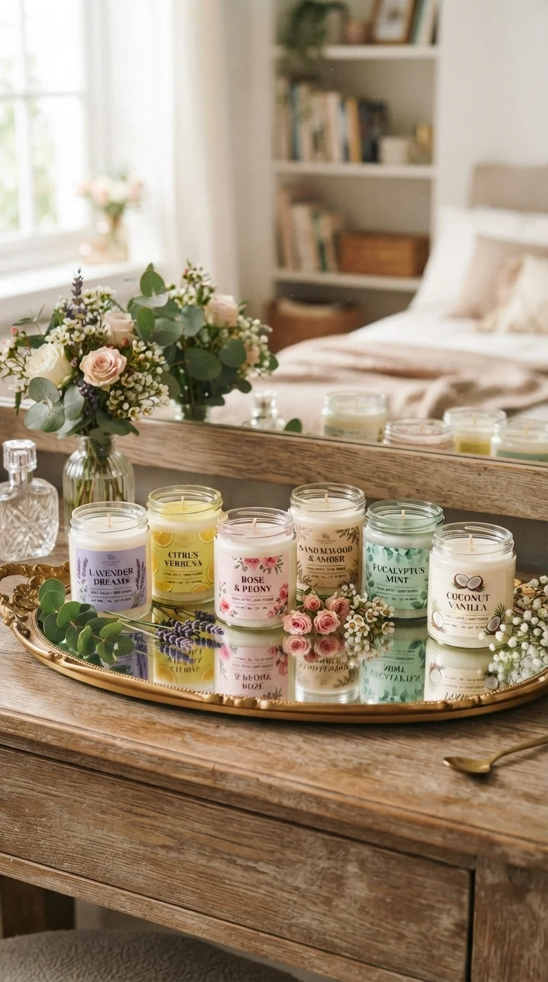 7. Illuminate Homes with Luxurious Scented Candles