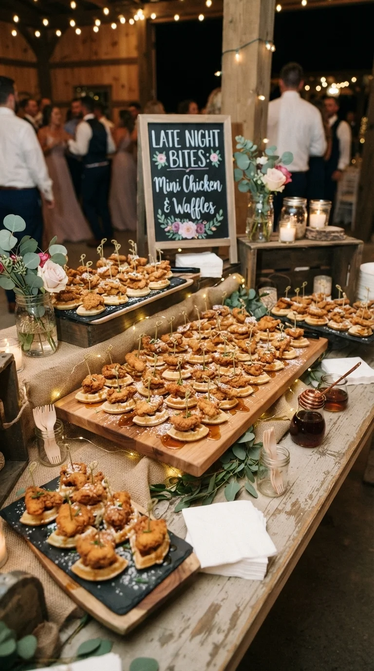 7. Mini Chicken & Waffles