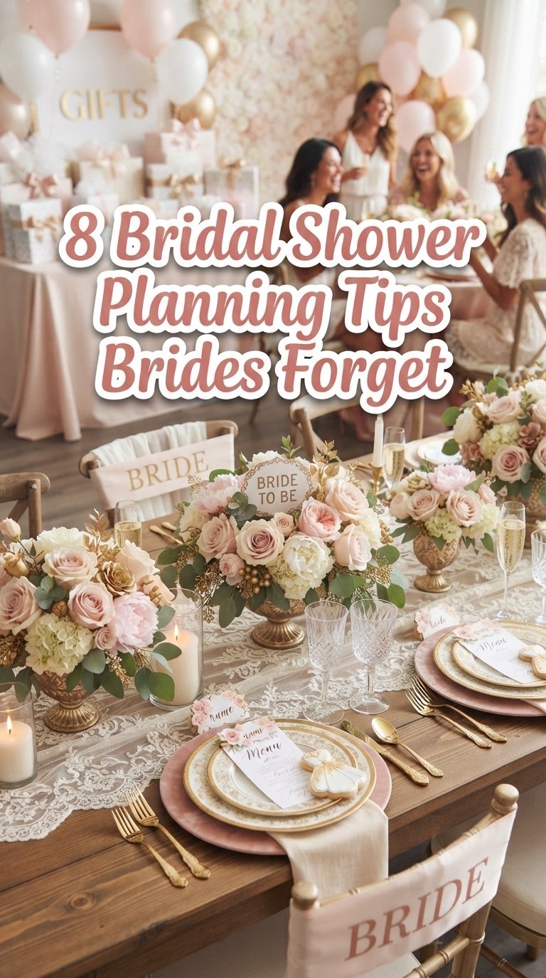 8 Bridal Shower Planning Tips Brides Forget